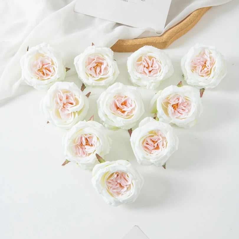 Silk Peony Artificial Flowers 10/20Pcs | Wedding & Home Decor
