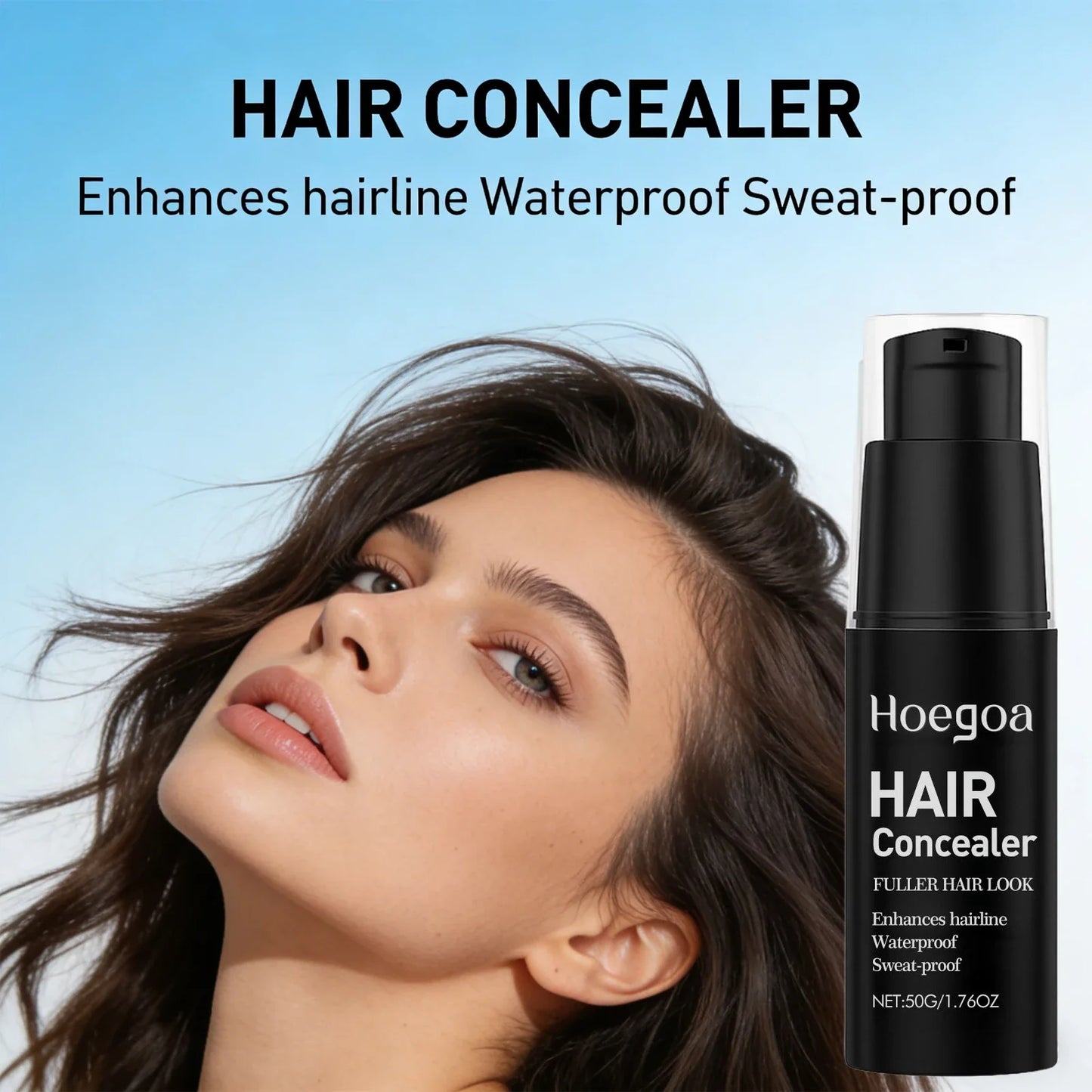 HOEGOA Waterproof Hair Concealer – Root & Hairline Coverage 50g