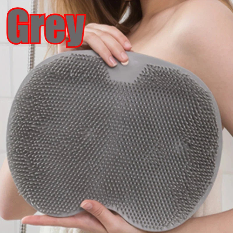Silicone Foot Scrubber Massage Pad – Non-Slip Bath Mat