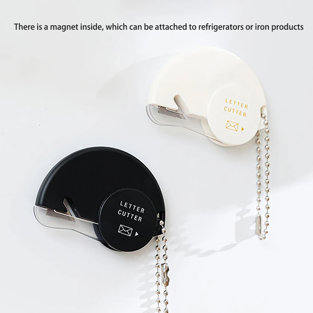 Japanese Mini Shaftless Letter Opener Safe Hand Friendly Portable