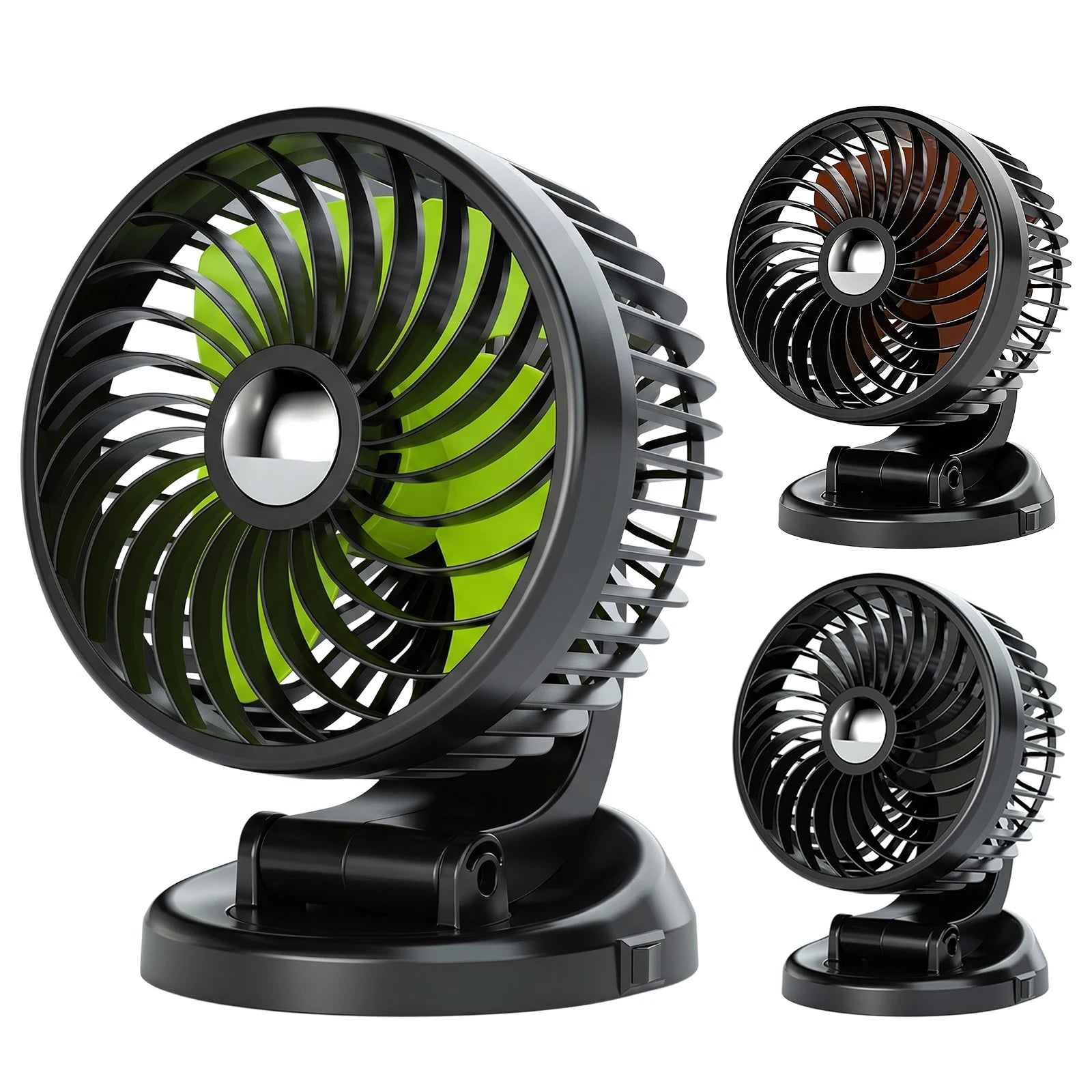 USB 5V/12V/24V Mini Portable Desktop Table Fans Multi-Angle Adjustable Cooling Fan for Home Office Travel Indoor Outdoor Peaceful Pleasures Health and Wellness