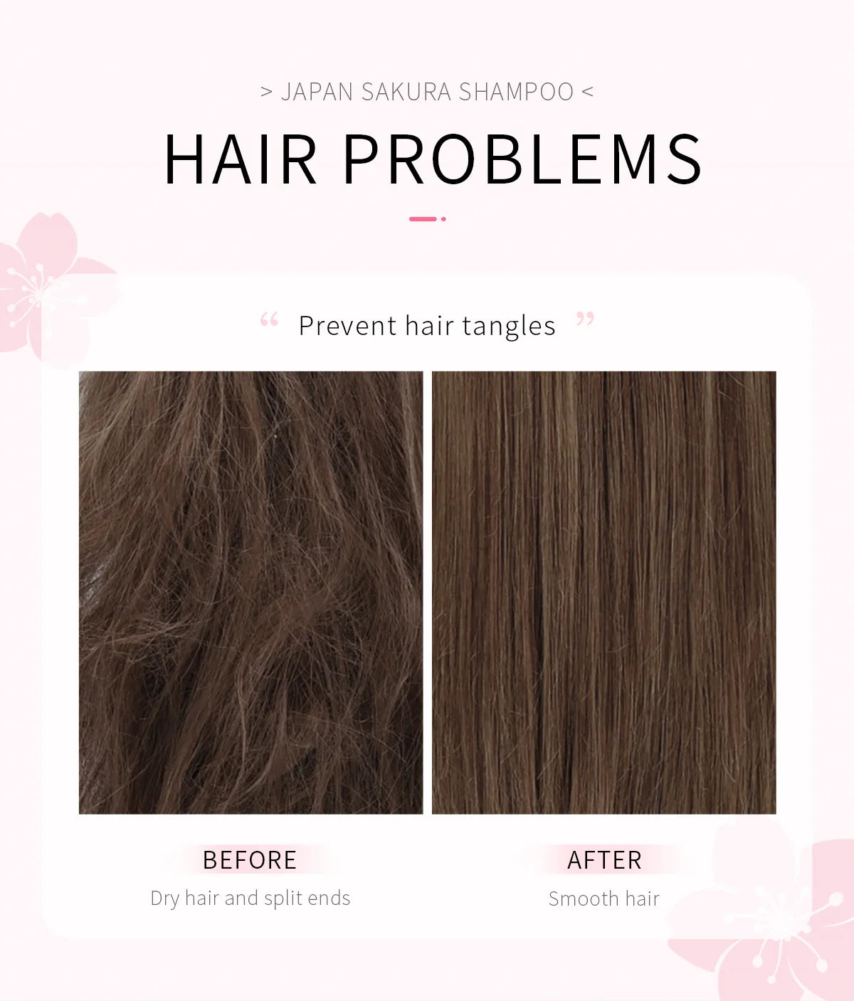 LAIKOU Sakura Shampoo Hair Conditioner Moisturizing Nourishing Repair Damaged Anti Dandruff Oil Control Shampoos Cleansing Care Peaceful Pleasures Health and Wellness