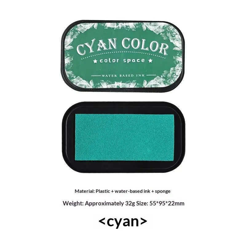 Water-Based Ink Sponge Inkpad for Stamping, Scrapbook & Planner