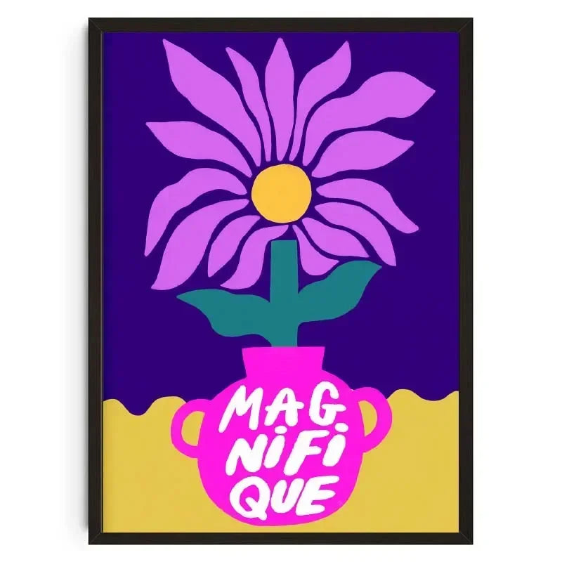 (1pc frameless)Pink Flower Market Vase Floral Plant Cute Wall Art Canvas Painting Nordic Posters And Prints Wall Picture For Peaceful Pleasures Health and Wellness 5 30x40cm Unframed