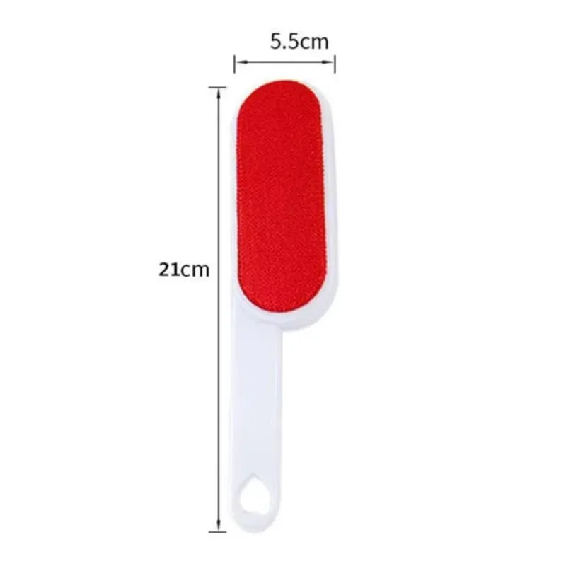 Self-cleaning Lint Sticking Roller 2 Sides Dedusting Brush Pet Hair Remover Brush Removing Dog Cat Hair from Sofa Carpet Clothes Peaceful Pleasures Health and Wellness 1pcs M