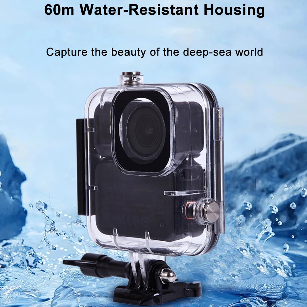 60M Camera Protective Shell Waterproof Sports Camera Cover Transparent Tempered Glass For DJI Osmo Nano PC/Glass/Stainless Steel Peaceful Pleasures Health and Wellness
