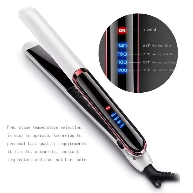 Temperature control Rapid heating straightening hair dryer Hair styling tool for straightening hair or shaping the ends Peaceful Pleasures Health and Wellness