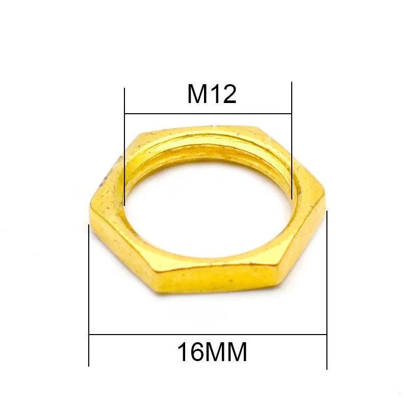 M12 Guitar Bass Shake Switch Nut Gasket Musical Instrument
