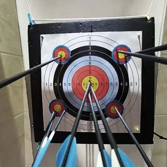 10 20 Archery Targets Paper Arrow Bow Practice Training Sports Darts Peaceful Pleasures Health and Wellness 80x80-50pcs