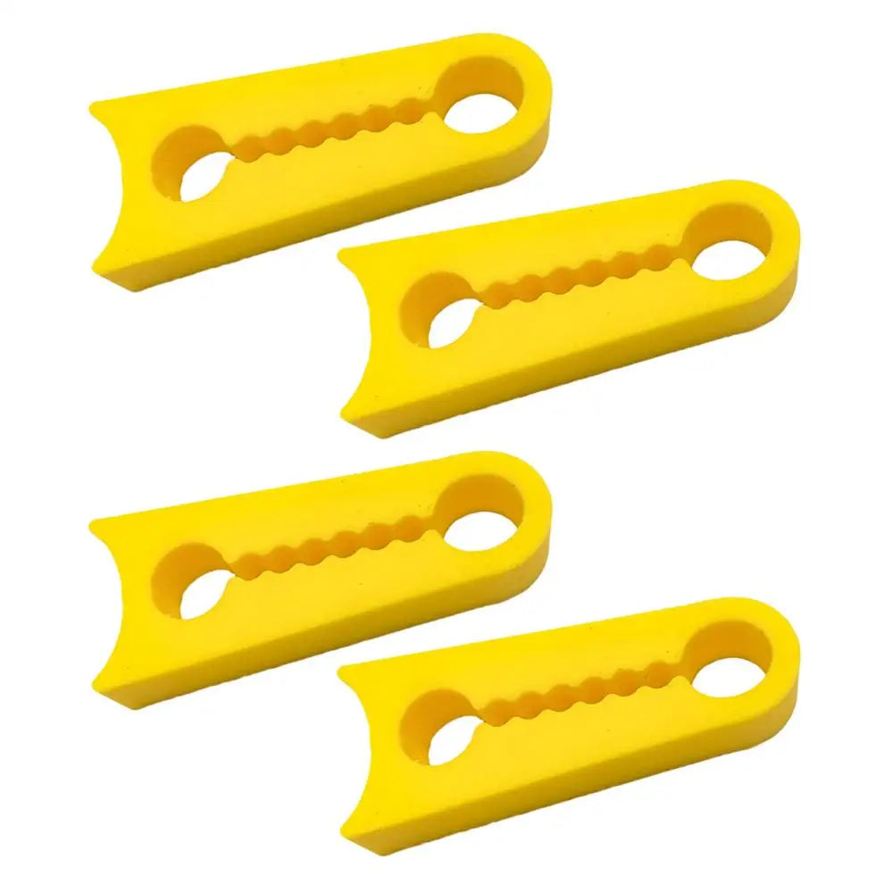 4PCS Car Door Silicone Bumpers Anti-Rattle Shock Absorber Pads Noise Reduction Protector For Door Lock, SUV Truck Vehicle Peaceful Pleasures Health and Wellness Yellow