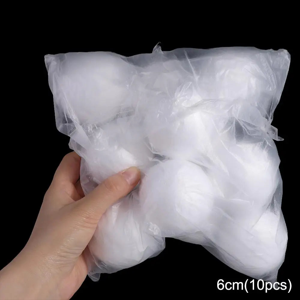 White Polystyrene Foam Balls 80pcs – Christmas Ornaments & DIY