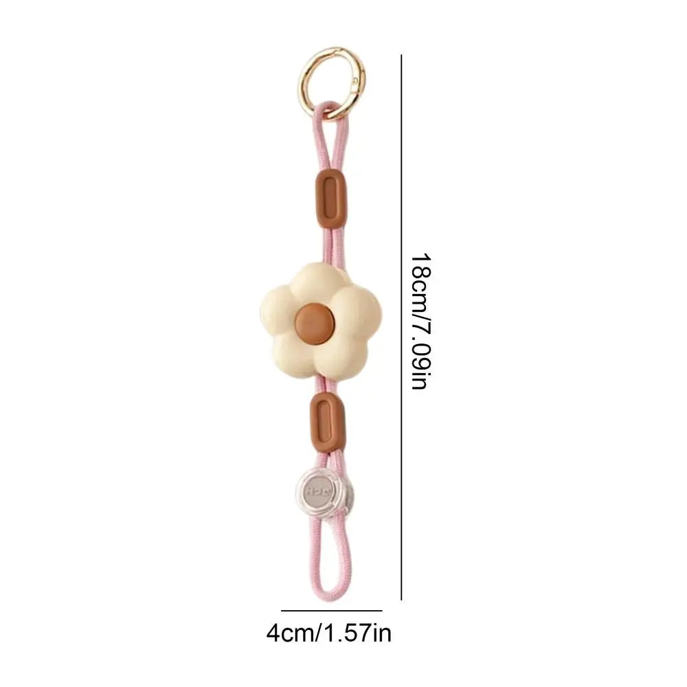 Flower Hat Clip for Travel – Adjustable Anti-Loss Cap Carrier Travel Hat Clip Peaceful Pleasures Health and Wellness cream colored