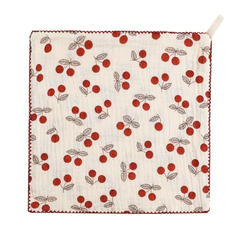 Baby Muslin Cotton Washcloth – Soft Newborn Wipe & Bib