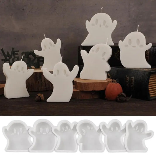 Cartoon Ghost Silicone Mold DIY Candle Scented Diffuser Craft Tool Peaceful Pleasures Health and Wellness