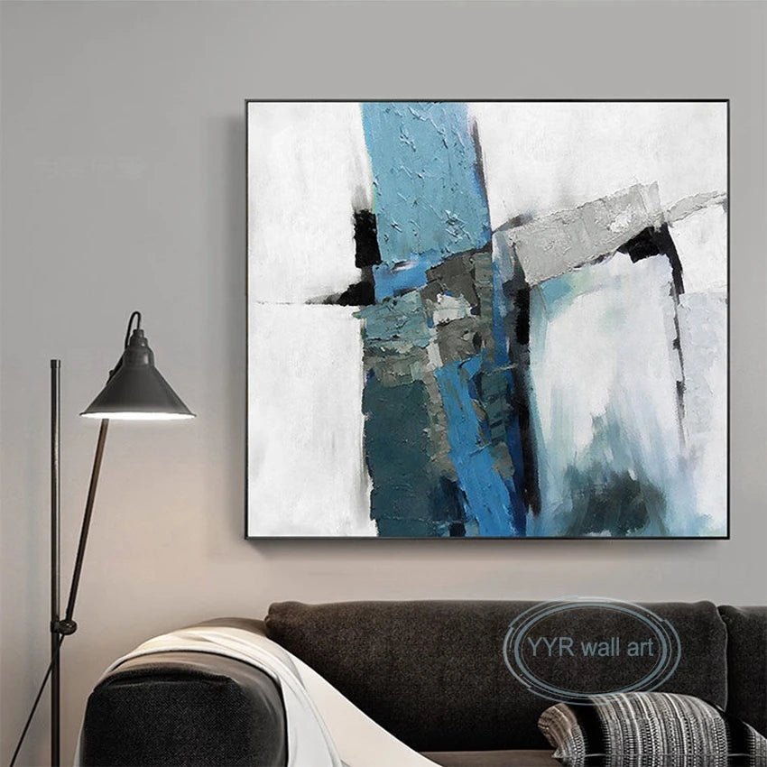 Custom Wall Art Decoration Living Room Bedroom Canvas Picture Hand Painted Abstract Oil Painting Restaurant Hotel Hanging Poster Peaceful Pleasures Health and Wellness