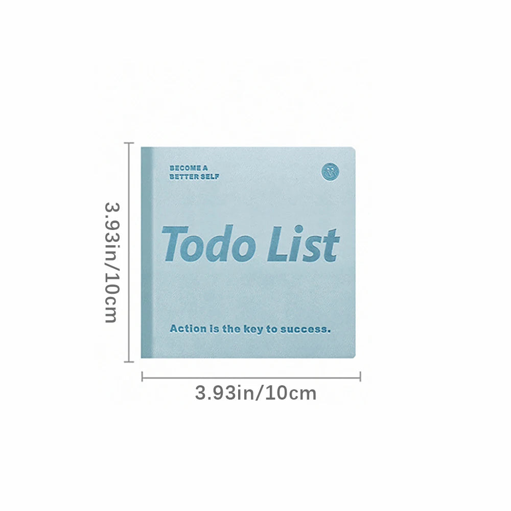 100 Sheets Leather Plan Book Time Management Schedule Self-discipline