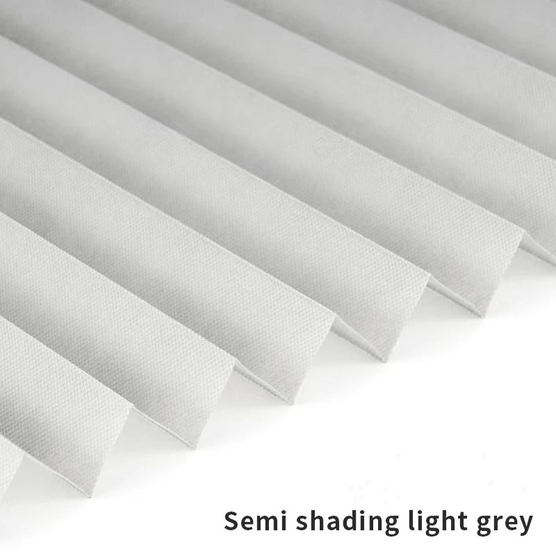 Self-Adhesive Pleated Blackout Roller Blinds | No-Drill Shade