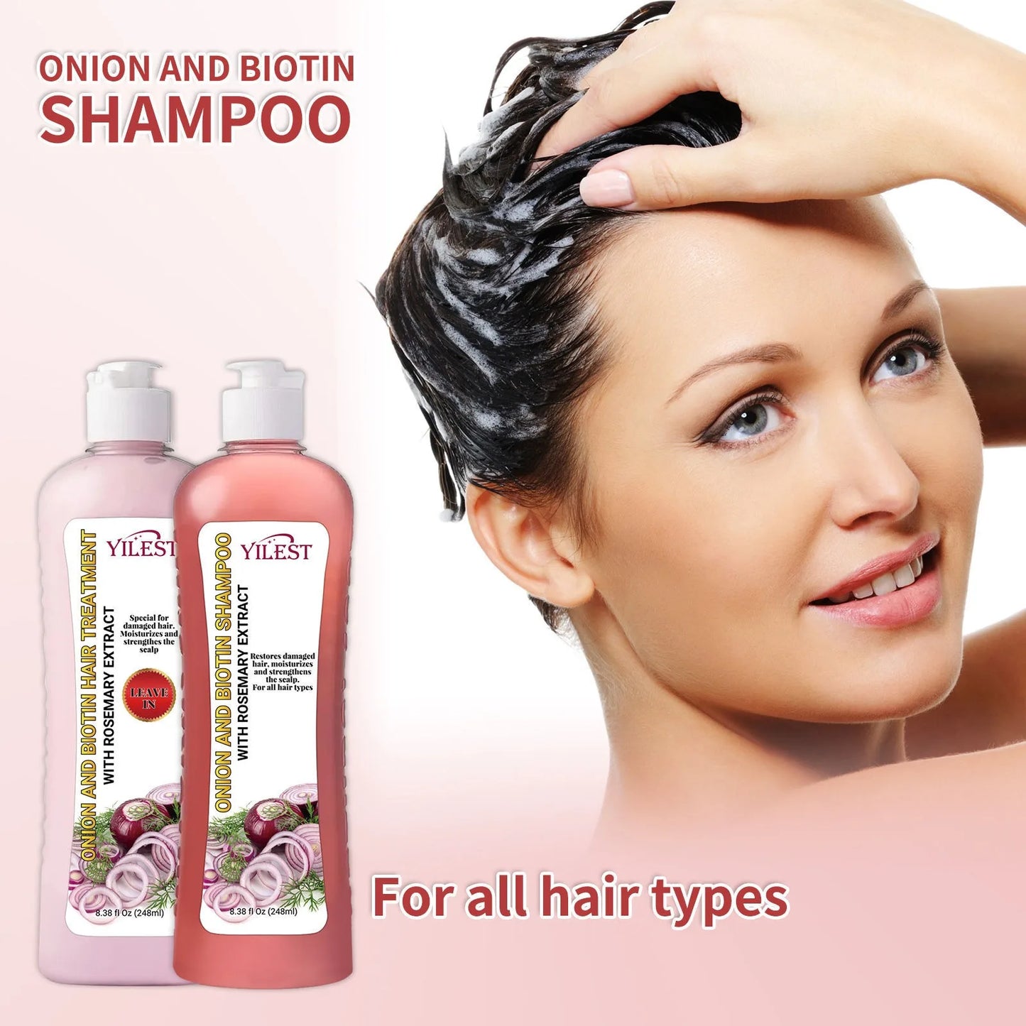Rosemary Shampoo for Fast Hair Growth Hair Conditioner Moisturizing Nourishing The Scalp Anti Hair Loss for All Hair Types Peaceful Pleasures Health and Wellness