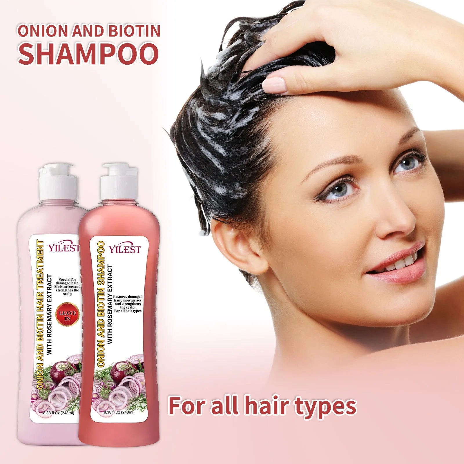 Rosemary Shampoo for Fast Hair Growth Hair Conditioner Moisturizing Nourishing The Scalp Anti Hair Loss for All Hair Types Peaceful Pleasures Health and Wellness