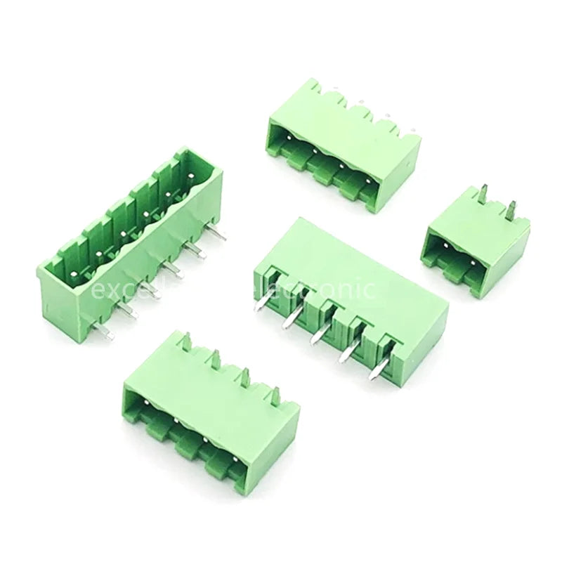 10PCS 5.08mm Plug-in PCB Wiring Terminal Closed End Straight / Curved Soldering Board Needle Holder Peaceful Pleasures Health and Wellness
