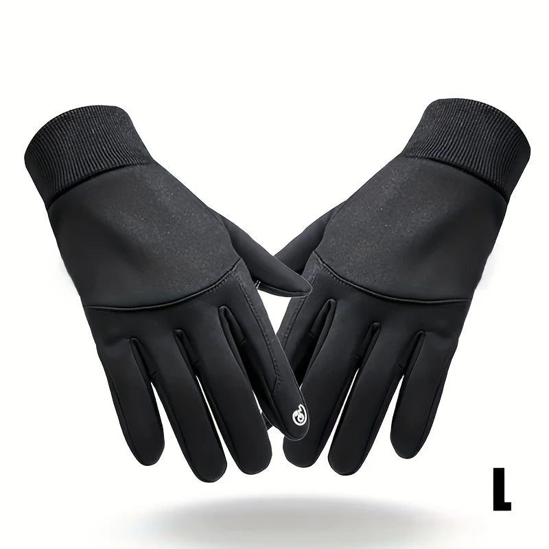 Cycling Gloves Men's Winter Gloves Women's Warm Gloves Running Touch Screen Mittens Outdoor Sports Fishing Riding Skiing Goves Peaceful Pleasures Health and Wellness L