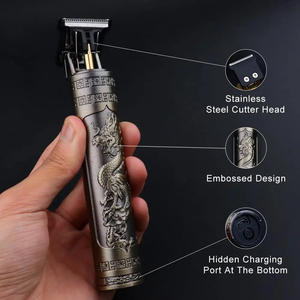 T9 Rechargeable Hair Clipper & Trimmer for Men – 4 Guide Combs