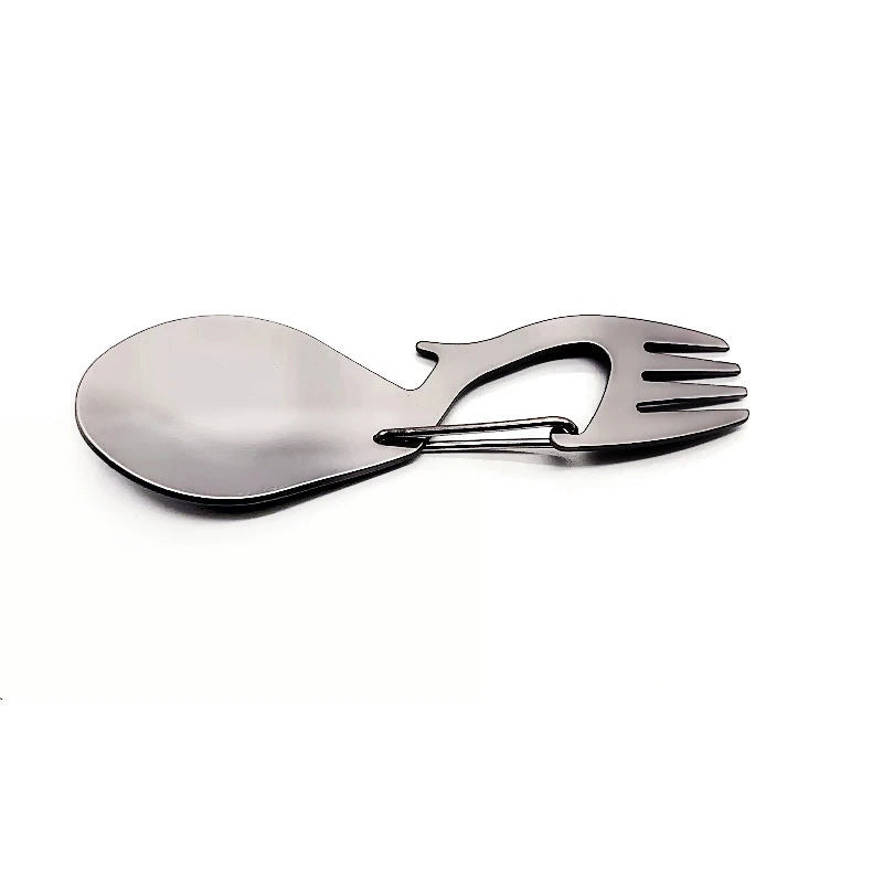 Titanium Spork – Lightweight Camping Fork & Spoon Utensil Camping Spork Peaceful Pleasures Health and Wellness 1pc