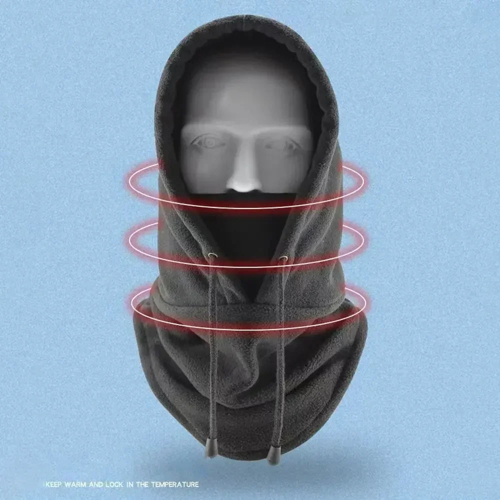 Fleece Balaclava Winter Face Mask & Neck Warmer – Men Women