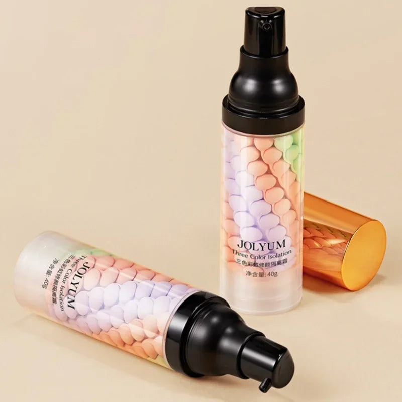 Three-color Repair And Isolation Cream Protective Primer Before Makeup Moisturizing Isolation Milk 40g Peaceful Pleasures Health and Wellness