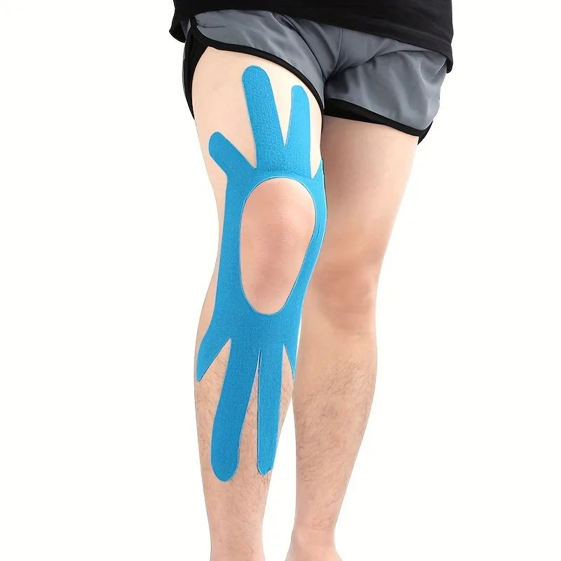 3PCS Knee Muscle Patches, Pre-Cut Sports Knee Tape, Comfortable Material for Marathon, Outdoor Activities, Running, Men & Women Peaceful Pleasures Health and Wellness