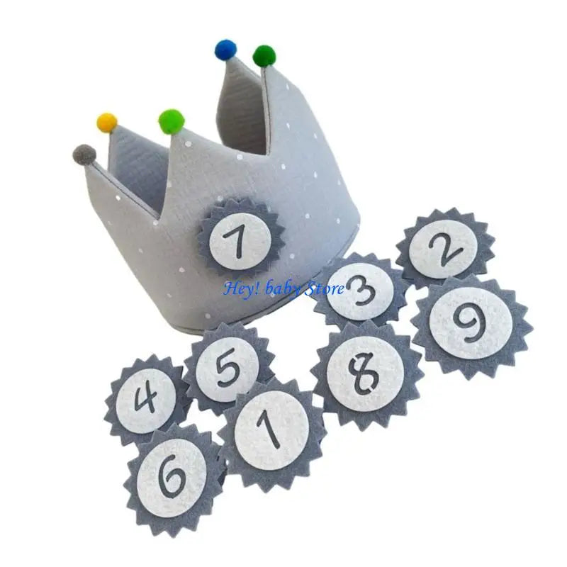 Kids Birthday Crown Hat Photo Props – Boys & Girls Party