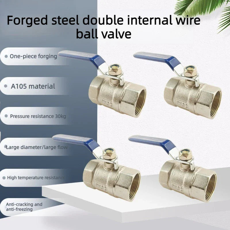 Stainless Steel BSPT Ball Valve 1/2" to 2" | Water Gas Oil