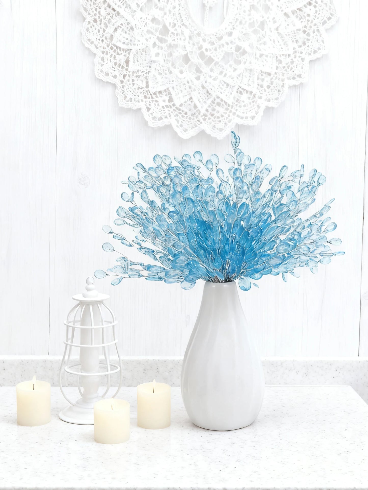 Crystal Acrylic Water Droplet Artificial Flowers | Wedding Décor
