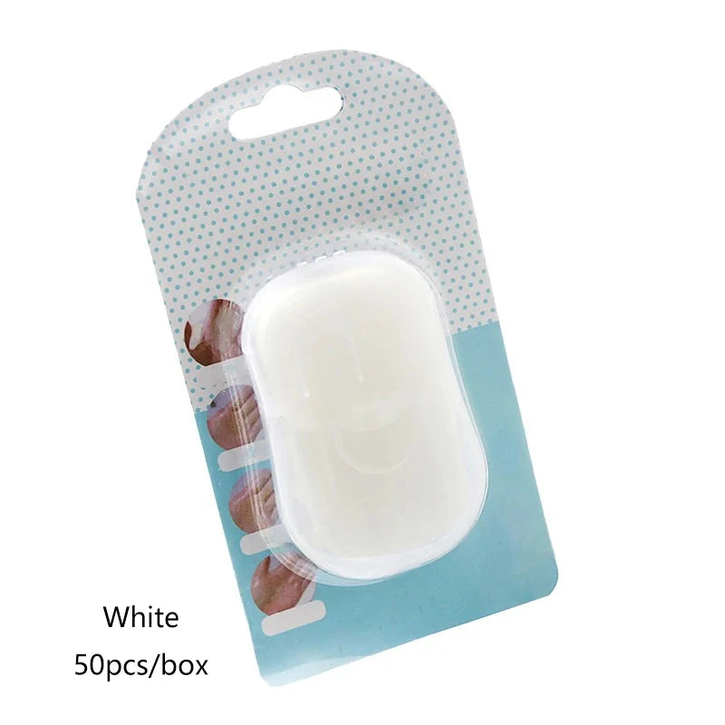 50-Pack Scented Foaming Soap Sheets – Travel & Camping Hand Wash