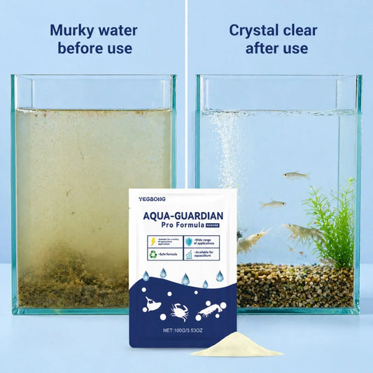 Aqua-Guardian Water Clarifier Powder 100g | Fish Tank & Aquarium Aquarium Water Clarifier Oasis Select