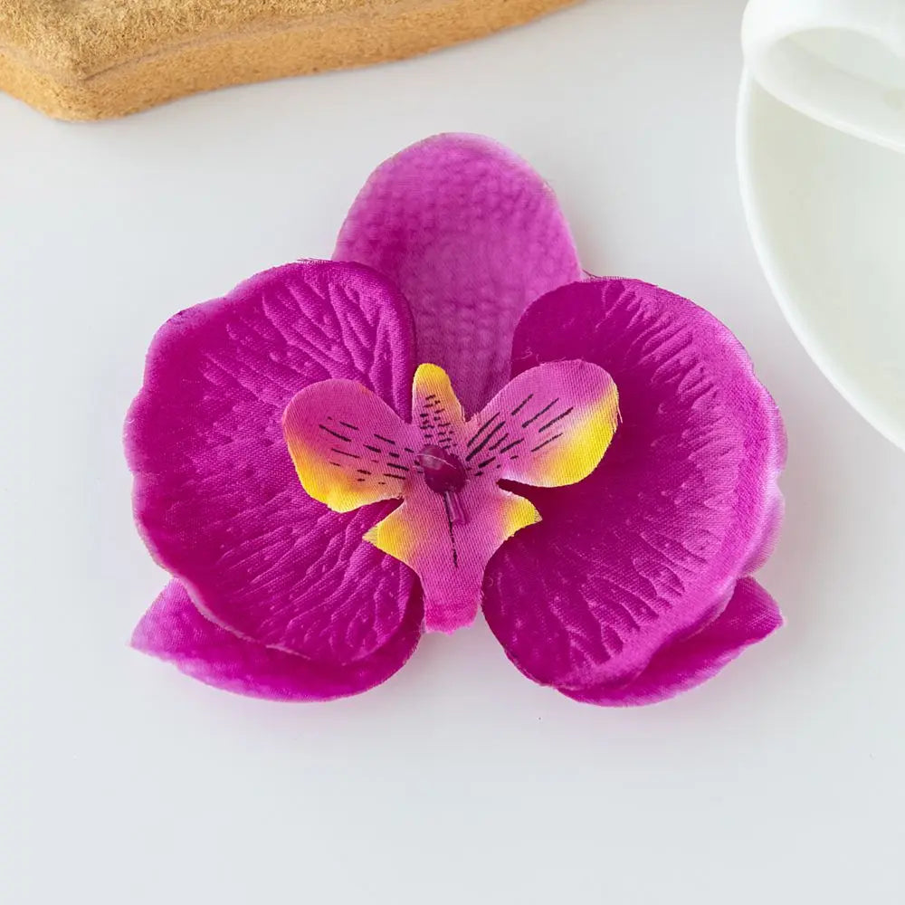 Silk Orchid Artificial Flowers 20/40pcs | Wedding & Home Decor