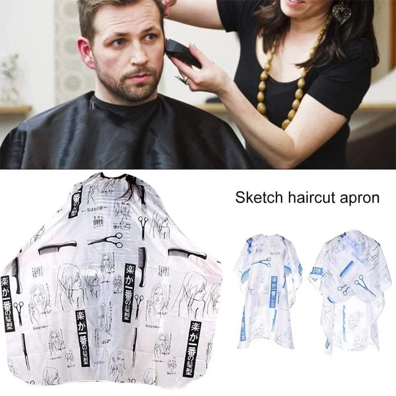 Waterproof Barber Cape | Professional Salon Hair Cutting Gown Salon Barber Cape Peaceful Pleasures Health and Wellness