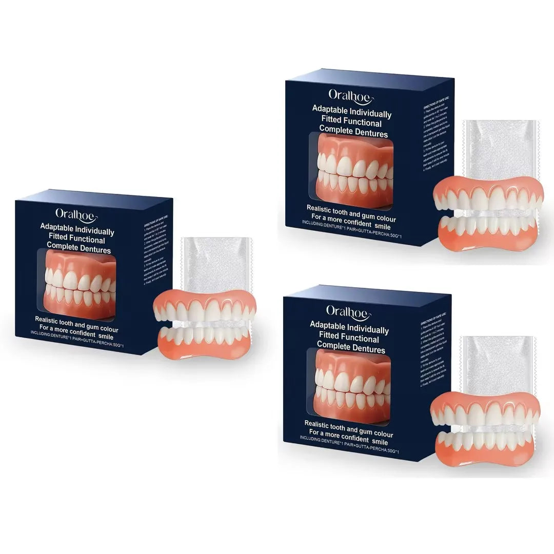 Temporary Silicone Denture Kit – Fake Teeth Whitening Cover