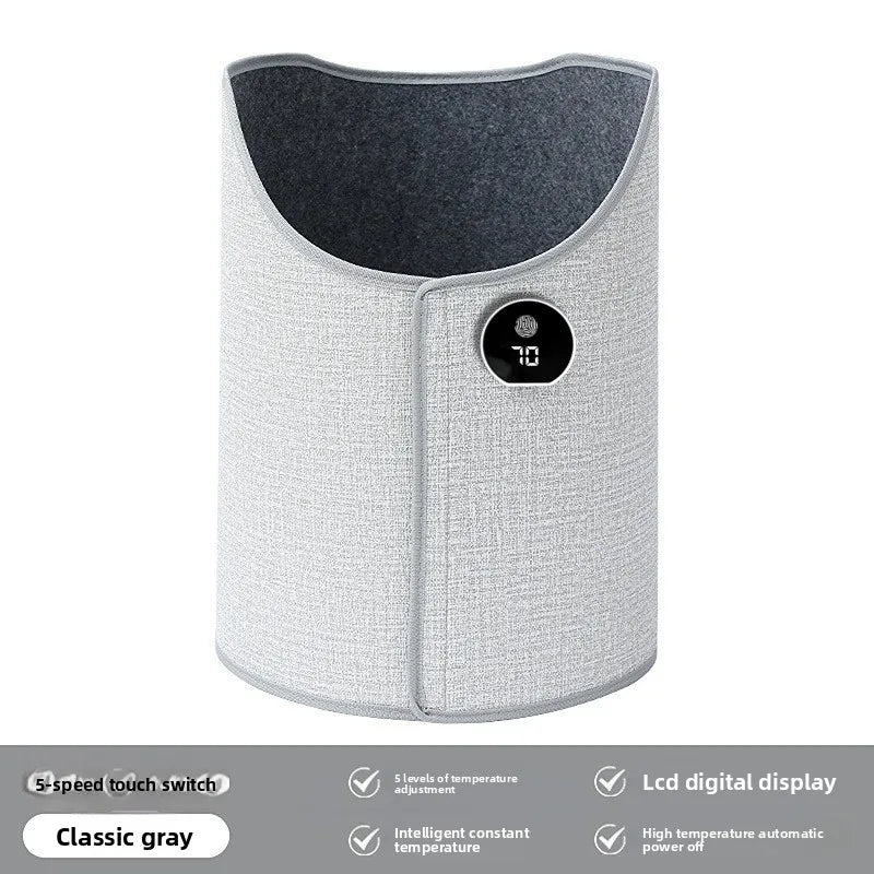 Foldable Under-Desk Electric Foot & Leg Warmer with Thermostat