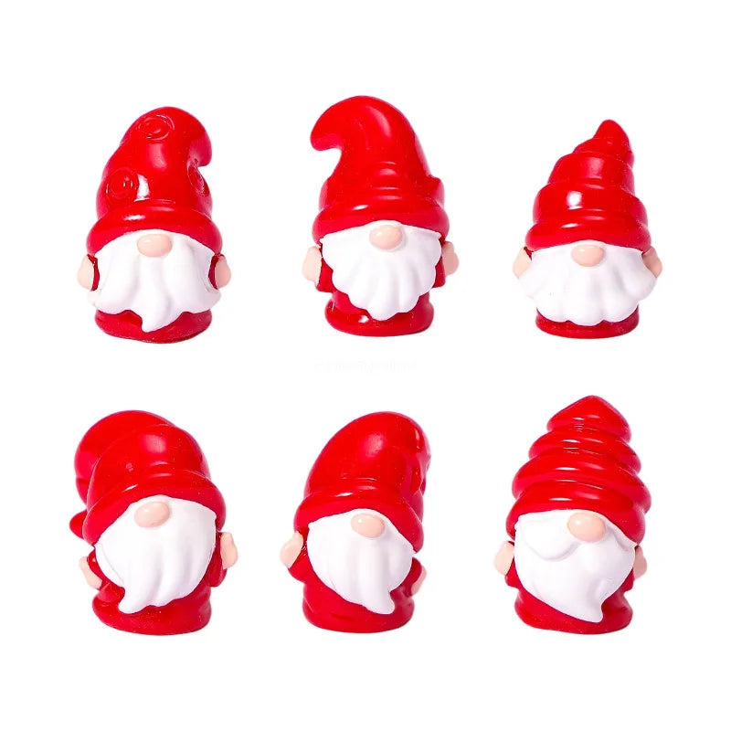 Cute Red Dwarf Gnome Figurine | Mini Garden Landscape Ornament