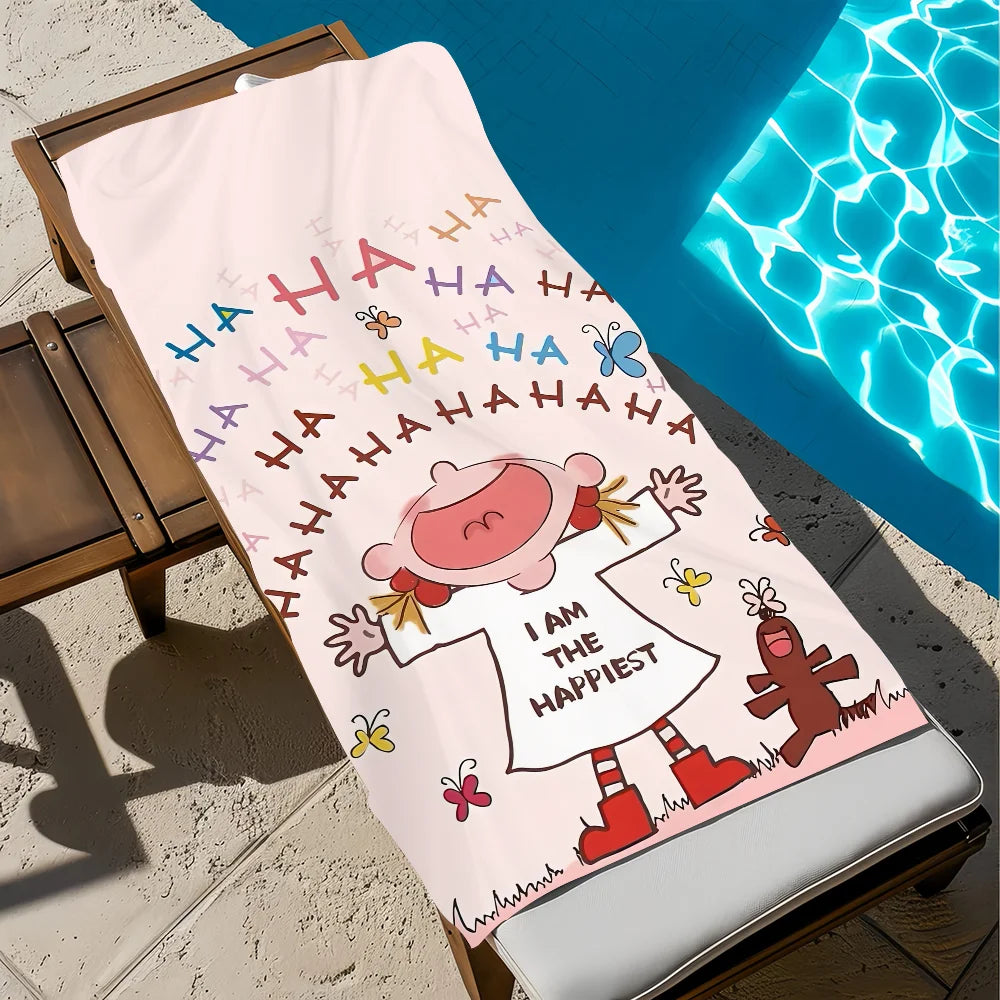 Cartoon CoCo Quick-Dry Beach Towel | Soft Pool & Travel Towel Quick-Dry Beach Towel Peaceful Pleasures Health and Wellness z6 STJ150x200CM