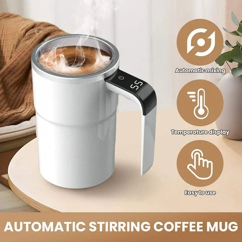 USB charging automatic coffee cup - Portable smart mixing cup, creating perfect hot drinks anytime and anywhere Peaceful Pleasures Health and Wellness