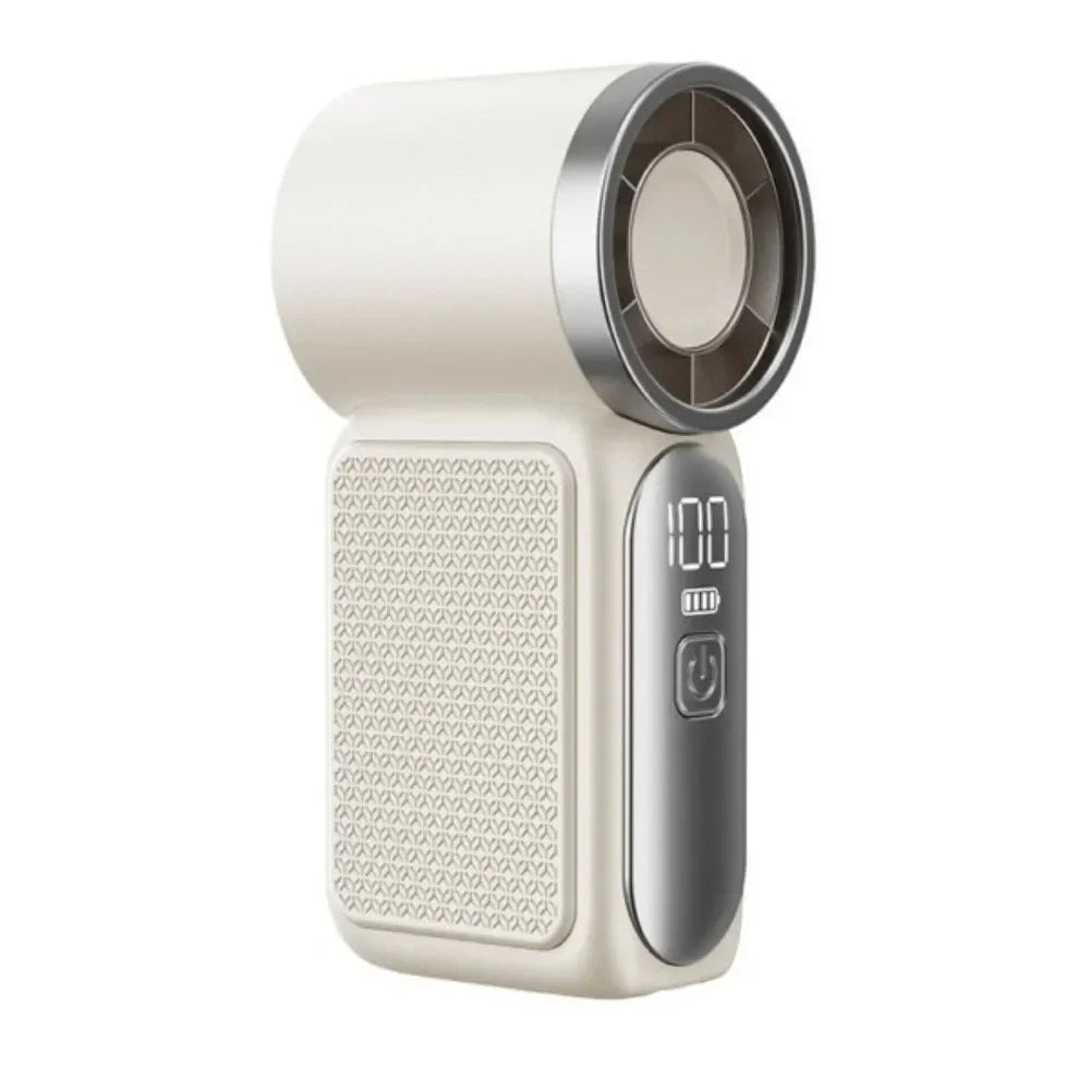 6-Speed USB Rechargeable Mini Pocket Fan with LED Display