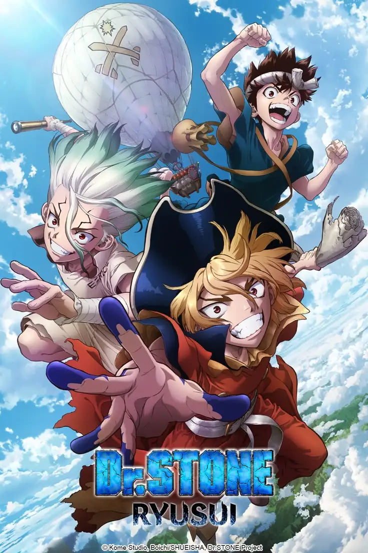 Dr. Stone Anime Canvas Wall Art Poster | Retro Graffiti Fan Gift