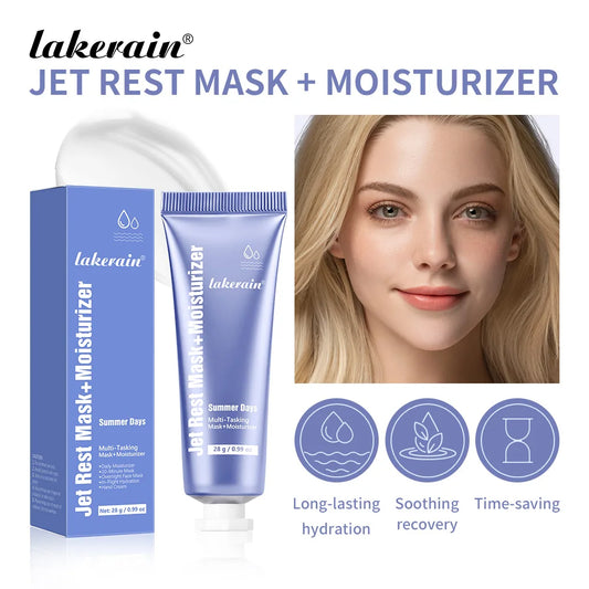 Multi Effect Facial Mask & Moisturizing Cream Hyaluronic Acid Deep Hydration Soothing Repairing Skin Even Skin Tone Moisturizer Peaceful Pleasures Health and Wellness