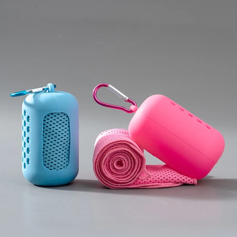 Microfiber Cooling Towel – Quick Dry Ice Sports Towel for Gym