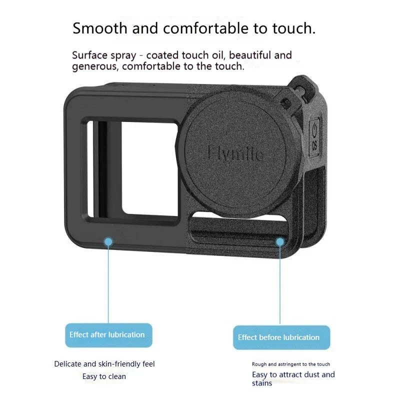 Silicone Case & Lens Cap for DJI Action 5 Pro / 4 / 3