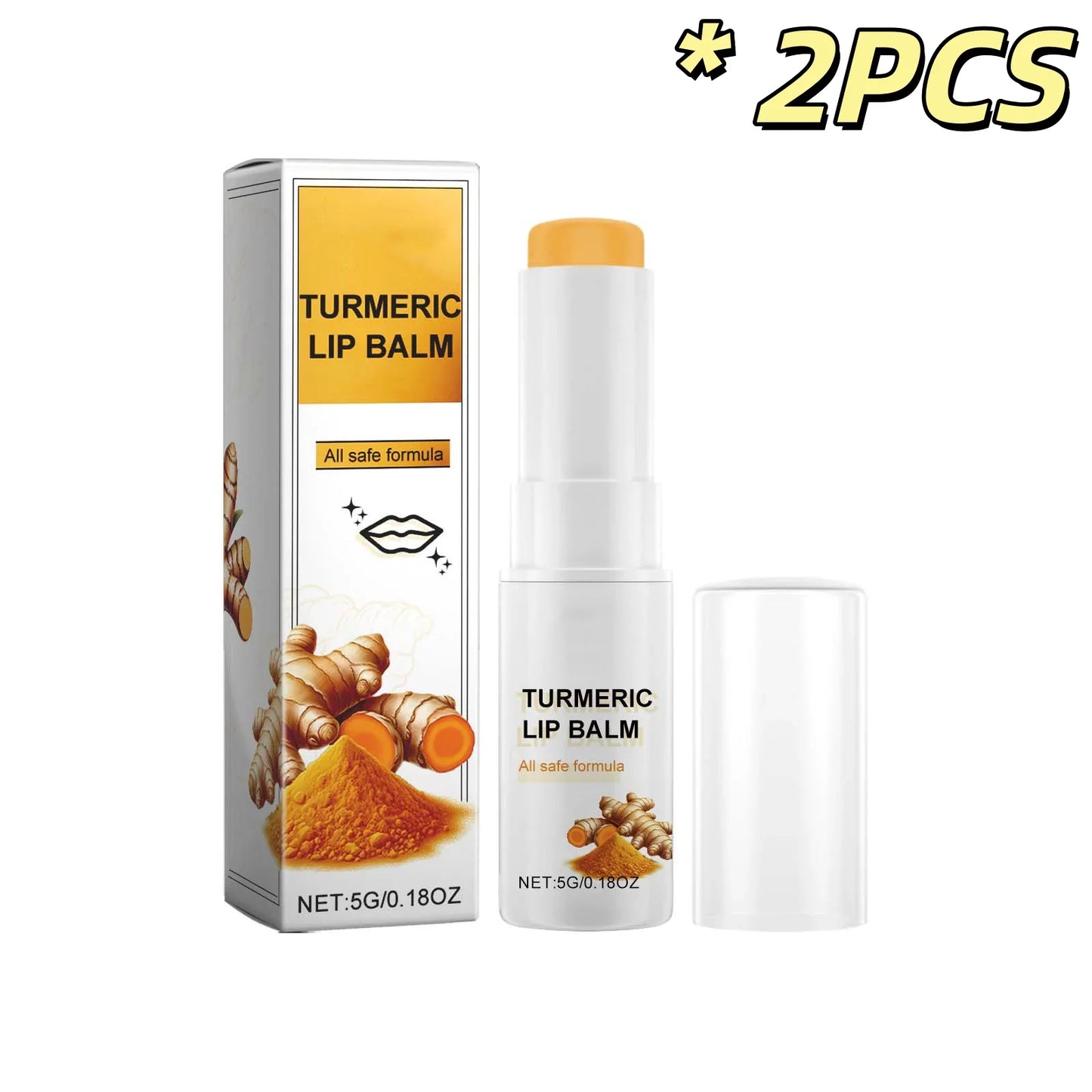Collagen & Turmeric Lip Balm – Hydrating Plumping Lip Care