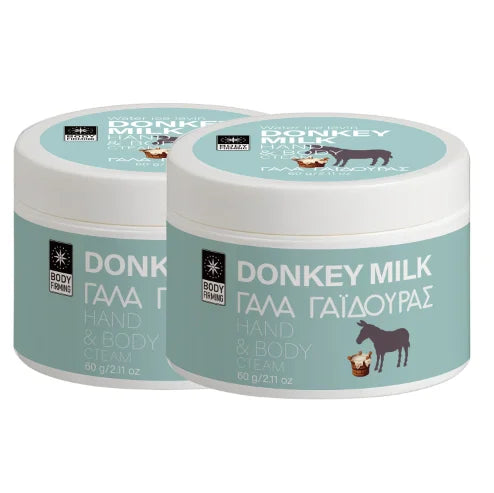 Donkey Milk Hand & Body Cream – Hyaluronic Acid & Coconut Oil Body Moisturizing Cream Peaceful Pleasures Health and Wellness Ivory 60g