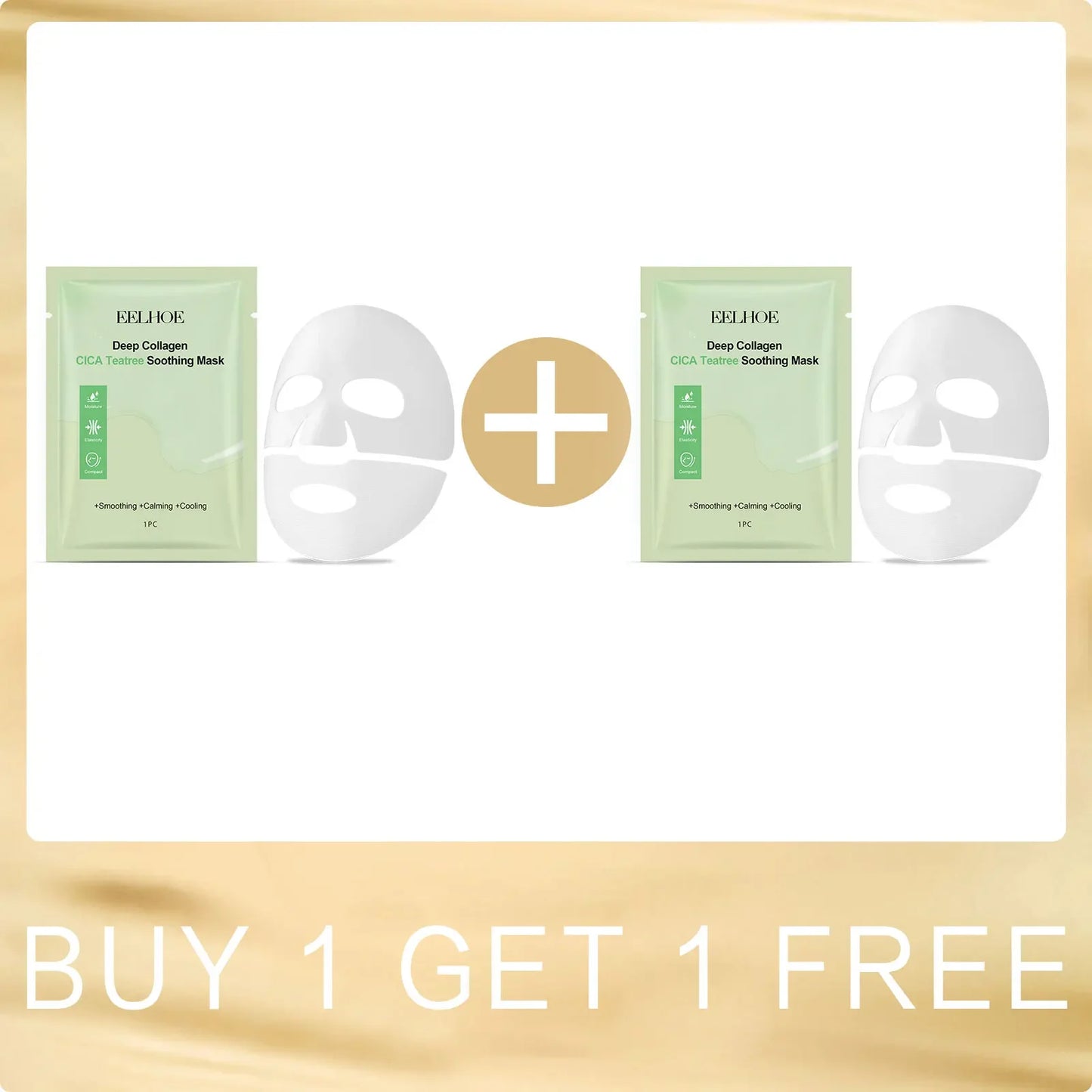EELHOE Collagen & Centella Asiatica Face Hydration Mask Peaceful Pleasures Health and Wellness Buy 1pc for 1pc Free